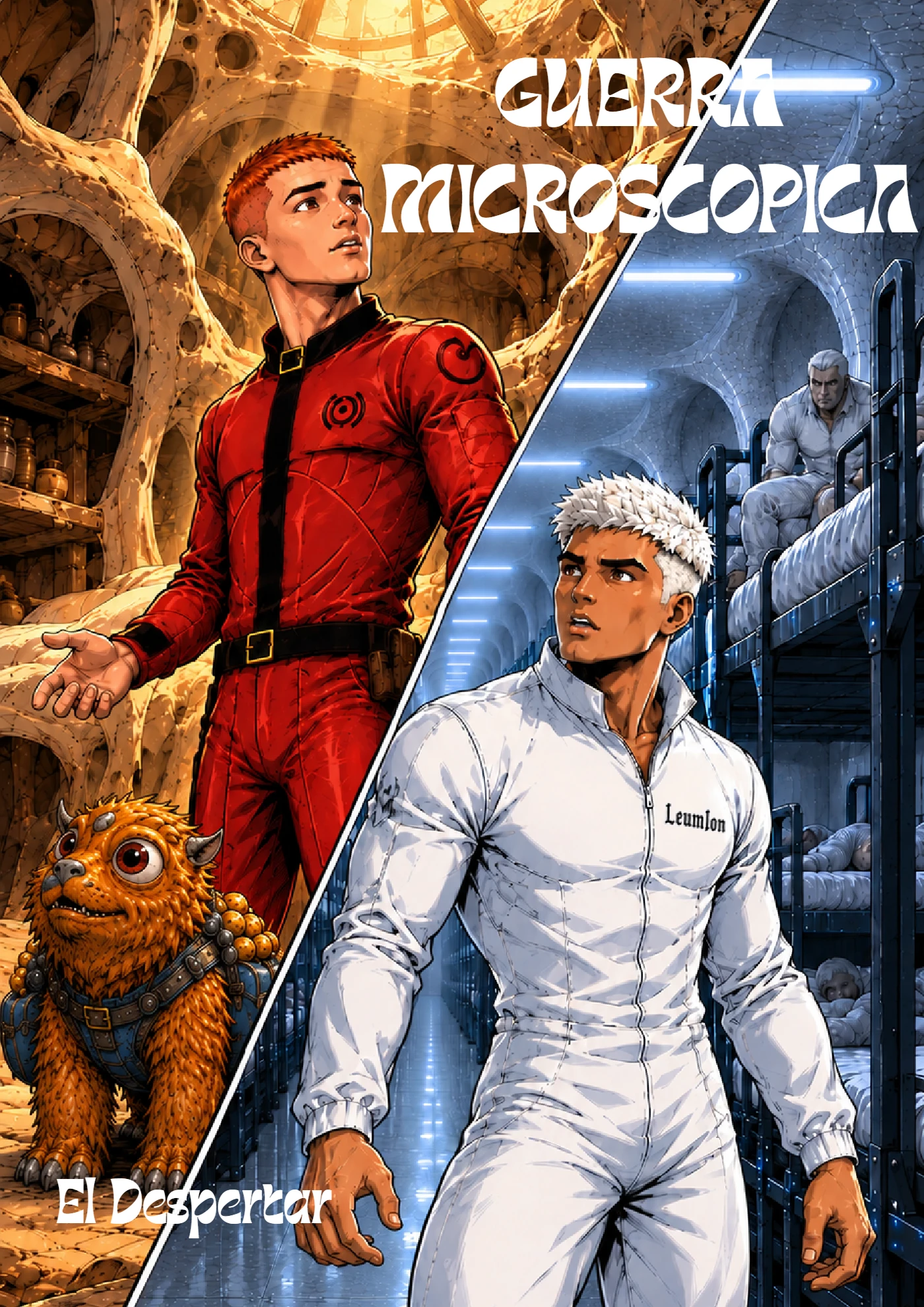 Portada de Guerra Microscópica Nº1: El Despertar